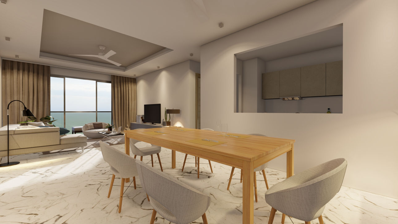 Lux Melba 2-bed render