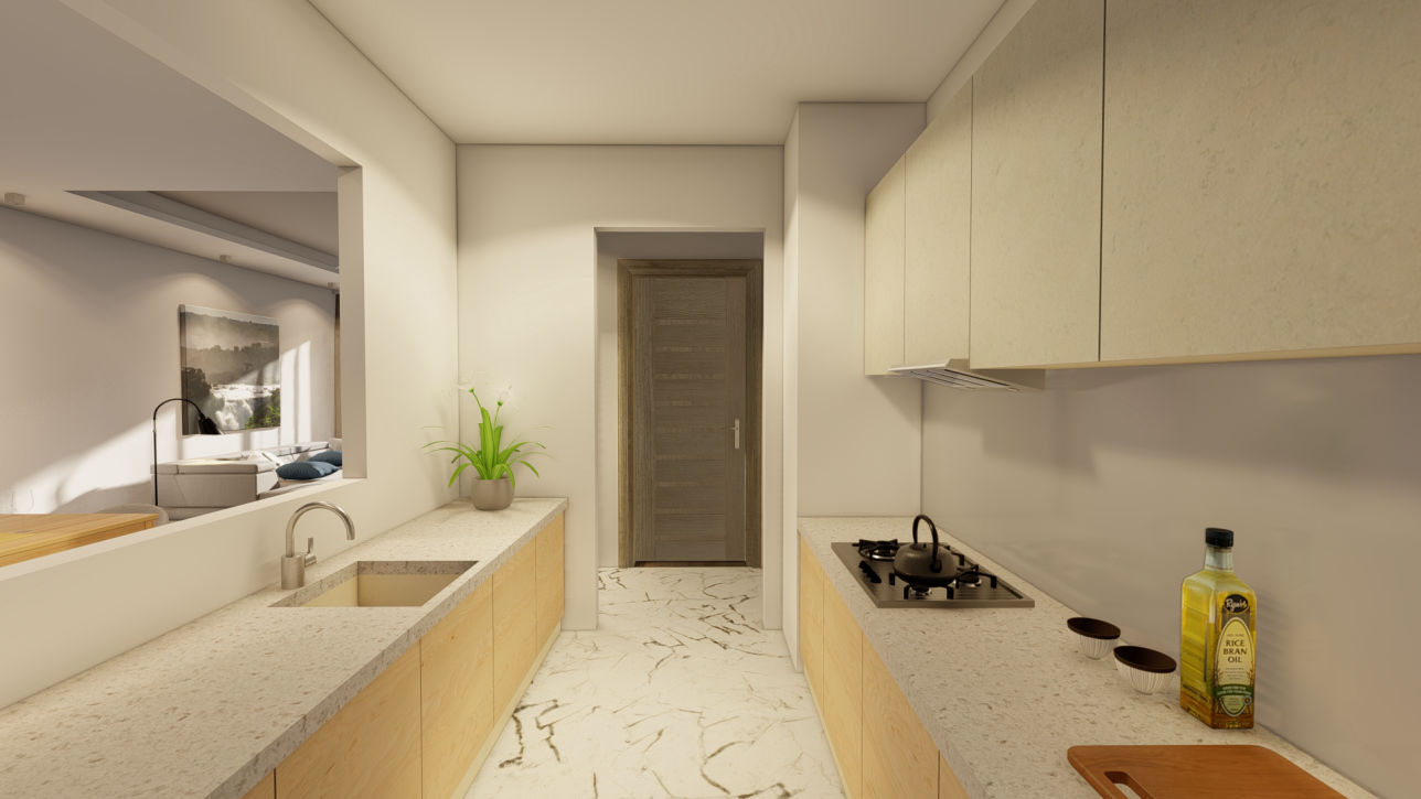 Lux Melba 2-bed render