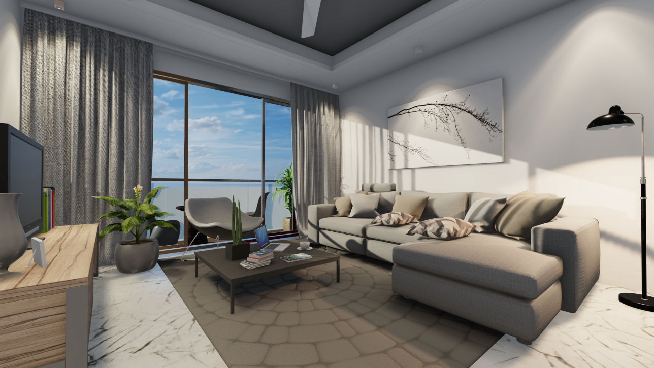 Lux Melba 3-bed render