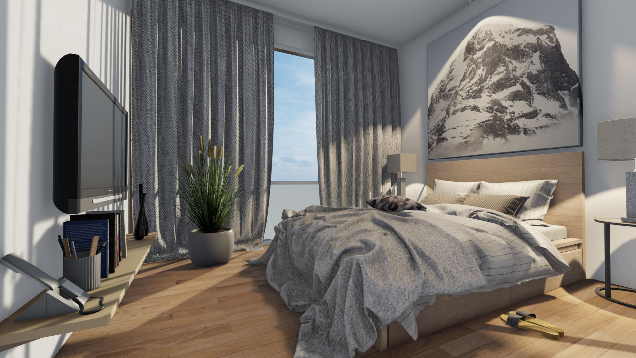 Lux Melba 3-bed render