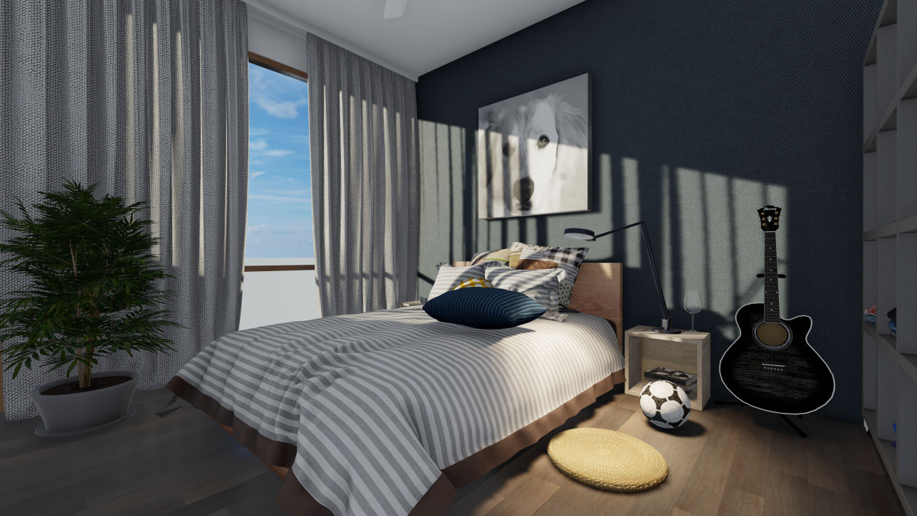 Lux Melba 3-bed render